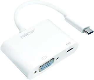 USB-C naar VGA adapter wit