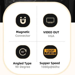 USB-C naar VGA adapterkabel