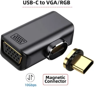 USB-C naar VGA hoekadapter