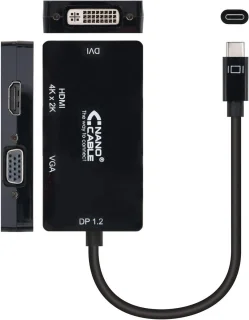 USB-C naar VGA/DVI/HDMI Adapter