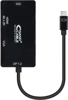 USB-C naar VGA/DVI/HDMI Adapter