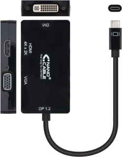 USB-C naar VGA/DVI/HDMI Adapter