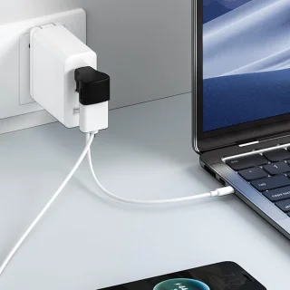 USB-C splitter adapter type-c hub zwart