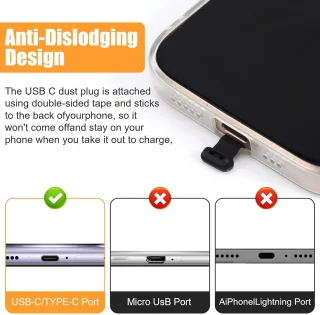 USB-C Stofdoppen (10 stuks)