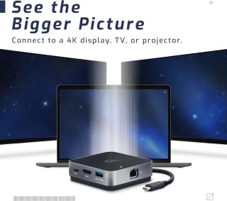 USB-C Travel Dock Mini-Hub