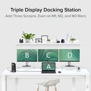 USB-C Triple Monitor Dockingstation