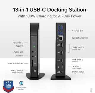 USB-C Triple Monitor Dockingstation