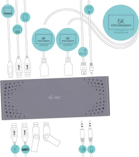 USB-C/A Dual Monitor Dockingstation