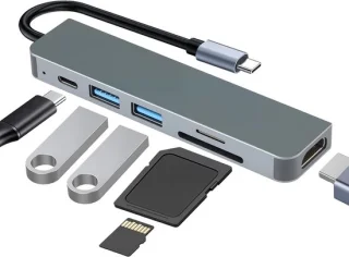 USB Distributor USB-C Hub 7-in-1 Docking Station