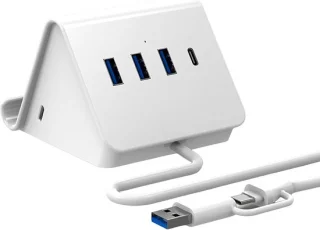 USB dockingstation - 30 of 120 cm - zwart