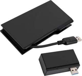 USB dockingstation hub zwart