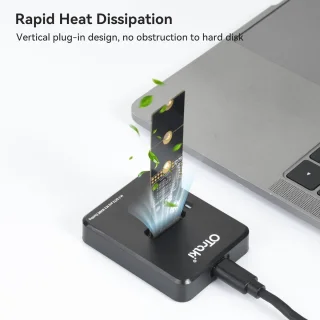 USB dockingstation type-c hub grijs