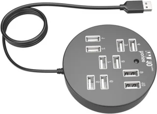 USB-hub 10 poorten