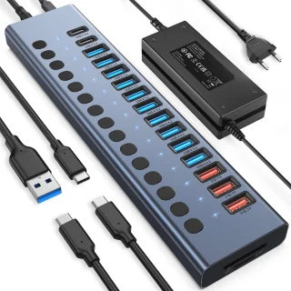 USB-hub 17-poorts