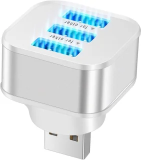 USB Hub 3-poorts 31 cm Zilver