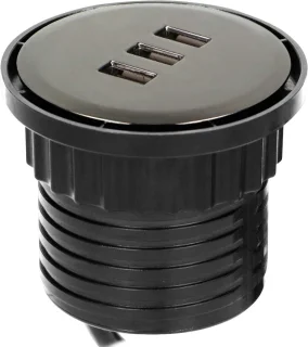 USB-hub 3-poorts USB 3.0 zwart