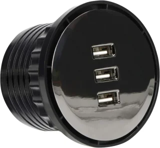 USB-hub 3-poorts USB 3.0 zwart