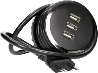 USB-hub 3-poorts USB 3.0 zwart