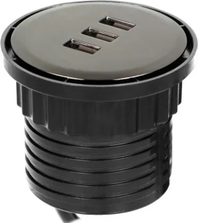 USB-hub 3-poorts - zwart