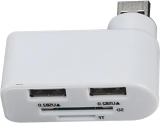 Usb hub 4 poorten multiport splitter zwart
