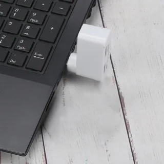 Usb hub 4 poorten multiport splitter zwart