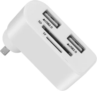 Usb hub 4 poorten multiport splitter zwart