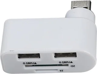 Usb hub 4 poorten multiport splitter zwart