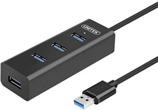 USB-hub 4-poorts 3.0 met microUSB
