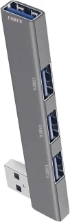 USB Hub 4-poorts Aluminium Zilver