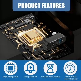USB-hub 4-poorts draaibaar