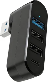 USB-hub 4-poorts draaibaar