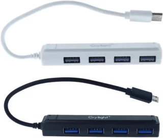 USB Hub 4-poorts - set van 2