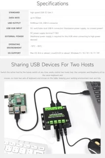 USB-hub 4-poorts USB 3.2