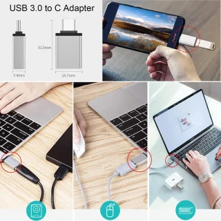 USB-hub 4-poorts usb-splitter multipoolt adapter