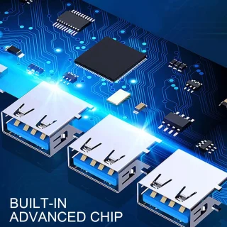 USB-hub 4-poorts usb-splitter multipoolt adapter