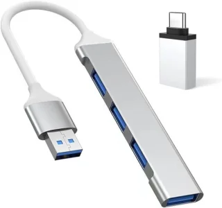 USB-hub 4-poorts usb-splitter multipoolt adapter