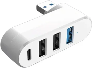 USB-hub 4-poorts wit