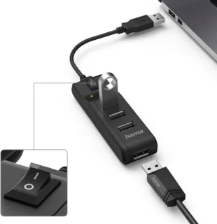 USB-hub 4-poorts
