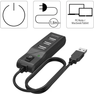 USB-hub 4-poorts