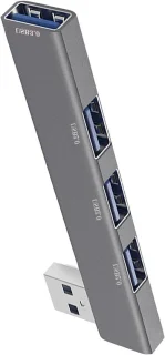 USB hub 4-poorts zilver