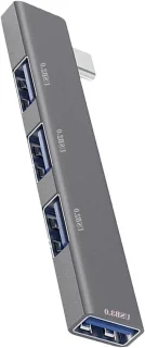 USB Hub 4-poorts Zilver
