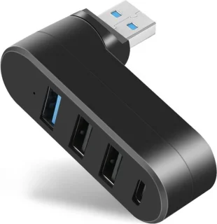 USB Hub 4-poorts - Zwart