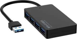 USB-hub 4-poorts Zwart
