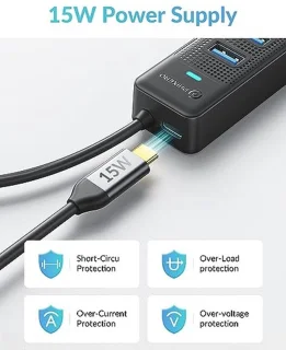 USB-hub 7-poorts