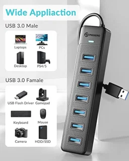 USB-hub 7-poorts