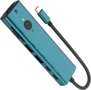 USB Hub 7-poorts - Groen