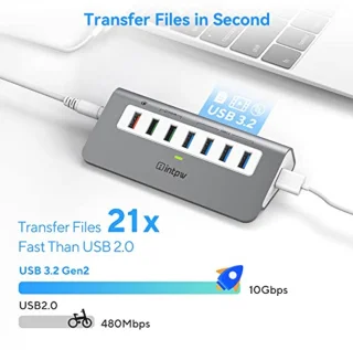 USB-hub 7-poorts
