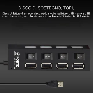 USB Hub 7-poorts Multiport Adapter