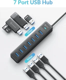 USB-hub 7-poorts