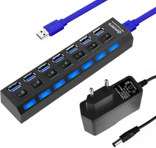 USB-hub 7-poorts
